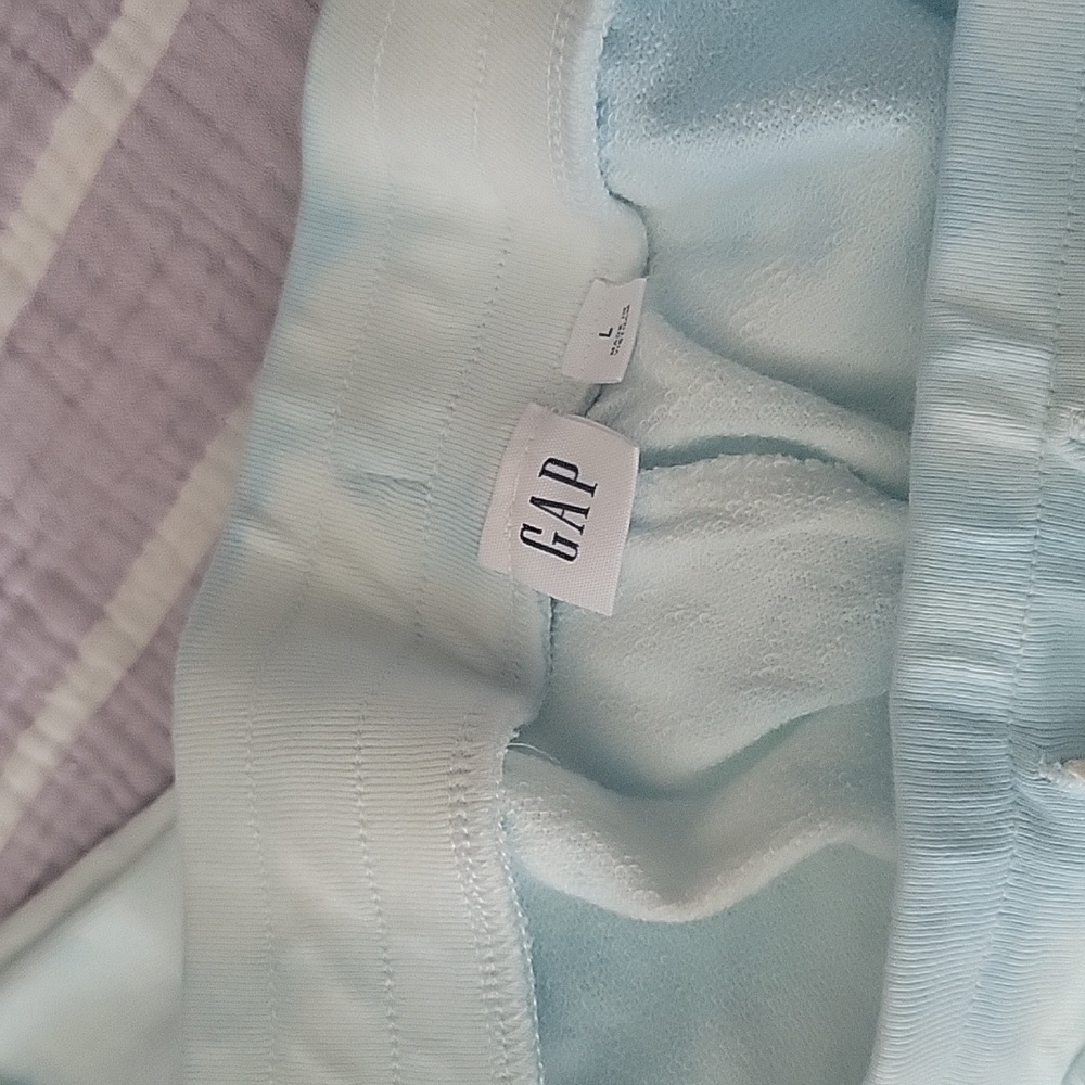 NWT GAP Light Blue Tiedye Pants - Picture 3 of 4